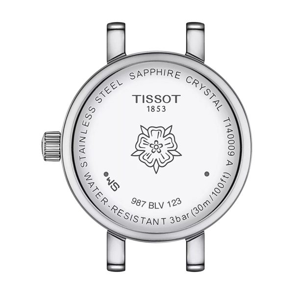 Montre mixte Tissot Lovely Round réf. T1400096111600, mouvement quartz, acier inoxydable, verre saphir, étanche 30 m – troisième vue