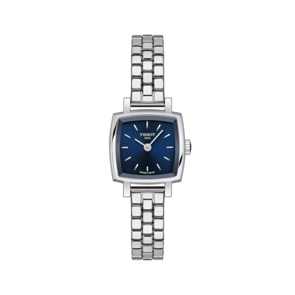 Montre mixte Tissot Lovely Square réf. T0581091104101, mouvement quartz, boîtier 20 mm, acier inoxydable – vue principale, Horlova Maroc