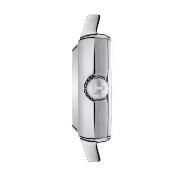 Montre mixte Tissot Lovely Square réf. T0581091104101, mouvement quartz, boîtier 20 mm, acier inoxydable, verre saphir – deuxième vue