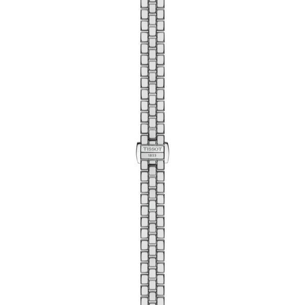 Montre mixte Tissot Lovely Square réf. T0581091104101, mouvement quartz, boîtier 20 mm, acier inoxydable, verre saphir – quatrième vue