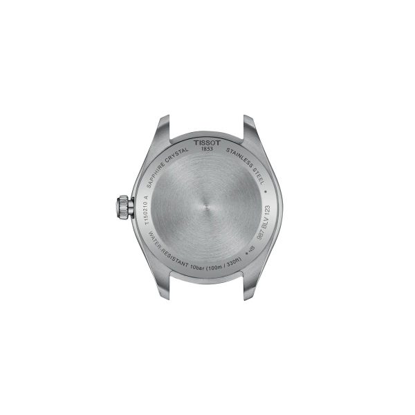 Montre mixte Tissot PR 100 réf. T1502101104100, mouvement quartz, boîtier 34 mm, acier inoxydable, étanche 100 m – quatrième vue