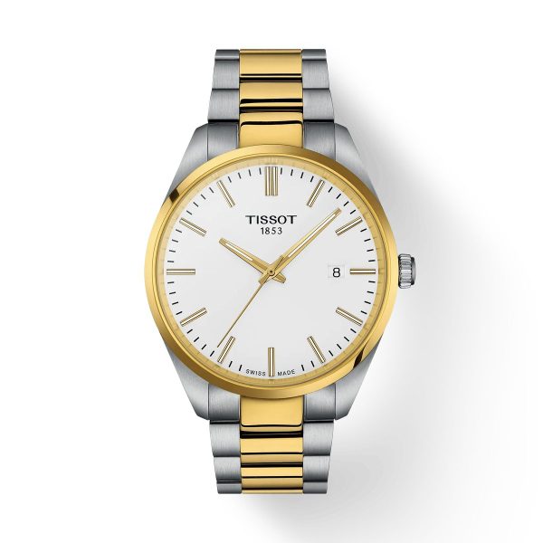 Montre mixte Tissot PR 100 réf. T1504102201100, mouvement quartz, boîtier 40 mm, acier inoxydable – vue principale, Horlova Maroc