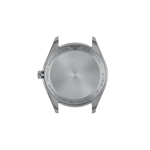 Montre mixte Tissot PR 100 réf. T1504102204100, mouvement quartz, boîtier 40 mm, acier inoxydable, verre saphir – troisième vue