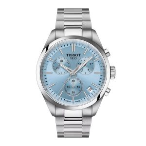 Montre mixte Tissot PR 100 réf. T1504171135100, chronographe quartz, boîtier 40 mm, acier inoxydable – vue principale, Horlova Maroc