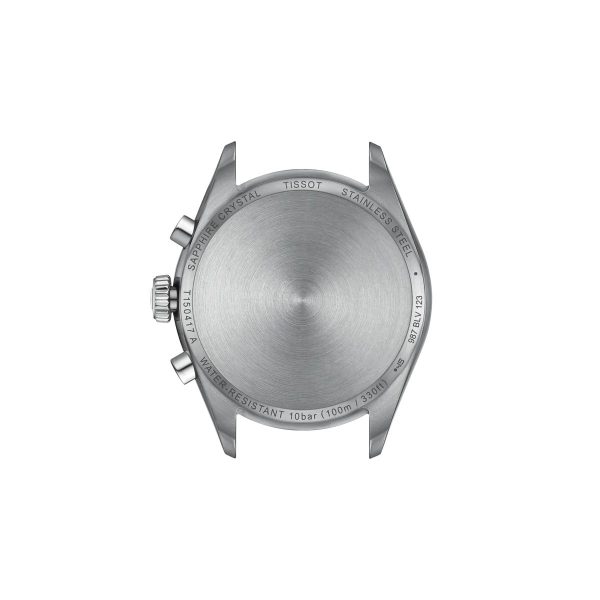 Montre mixte Tissot PR 100 réf. T1504171135100, chronographe quartz, boîtier 40 mm, acier inoxydable, verre saphir – troisième vue