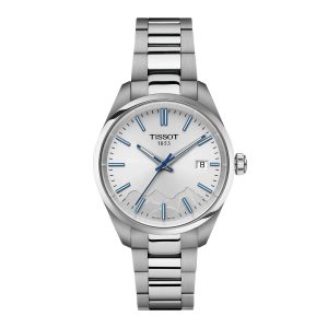Montre mixte Tissot PR 100 Jungfraubahn réf. T1502101103101, mouvement quartz, boîtier 34 mm, verre saphir – vue principale, Horlova Maroc
