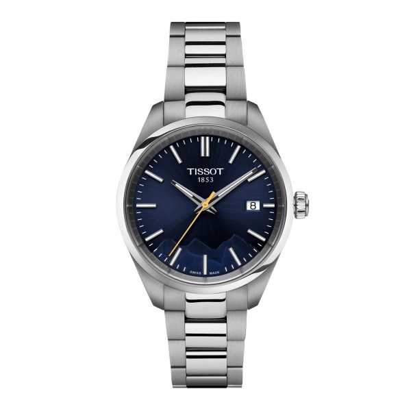 Montre mixte Tissot PR 100 Jungfraubahn réf. T1502101104101, mouvement quartz, boîtier 34 mm, verre saphir – vue principale, Horlova Maroc
