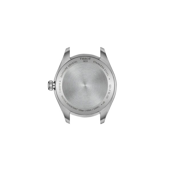 Montre mixte Tissot PR 100 Nacre réf. T1502101111600, mouvement quartz, boîtier 34 mm, acier inoxydable, verre saphir – troisième vue