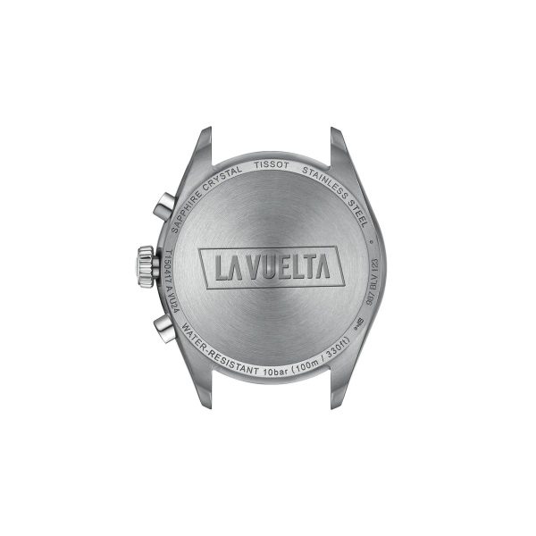 Montre mixte Tissot PR 100 Vuelta réf. T1504171105101, chronographe quartz, boîtier 40 mm, acier inoxydable, verre saphir – troisième vue