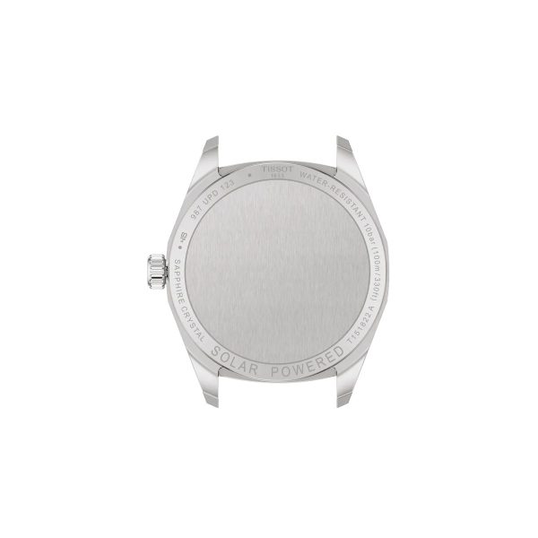 Montre mixte Tissot PRC 100 Solar réf. T1518222203100, mouvement solaire, boîtier 34 mm, acier inoxydable, étanche 100 m – quatrième vue