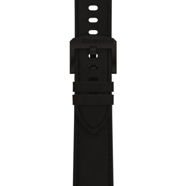 Montre mixte Tissot PRC 100 Solar réf. T1514223605100, mouvement solaire, boîtier 39 mm, acier inoxydable, cuir – quatrième vue