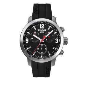 Montre mixte Tissot PRC 200 réf. T0554171705700, chronographe quartz, boîtier 42 mm, étanche 200 m – vue principale, Horlova Maroc