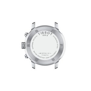 Montre mixte Tissot PRC 200 réf. T1144171705700, chronographe quartz, boîtier 43 mm, acier inoxydable, caoutchouc – deuxième vue