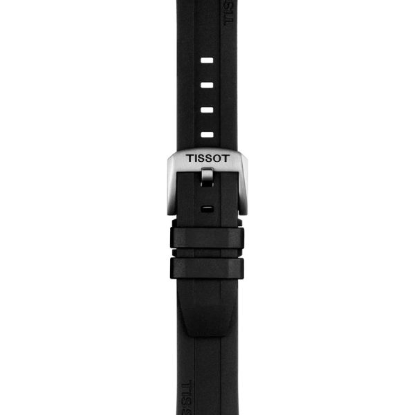 Montre mixte Tissot PRC 200 réf. T1144171705700, chronographe quartz, boîtier 43 mm, acier inoxydable, caoutchouc – quatrième vue