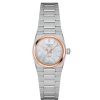 Montre mixte Tissot PRX 25 mm réf. T137.010.21.111.00, cadran nacré, mouvement quartz – vue de face | Horlova Maroc