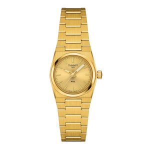 Montre mixte Tissot PRX réf. T1370103302100, mouvement quartz, boîtier 25 mm, acier inoxydable – vue principale, Horlova Maroc