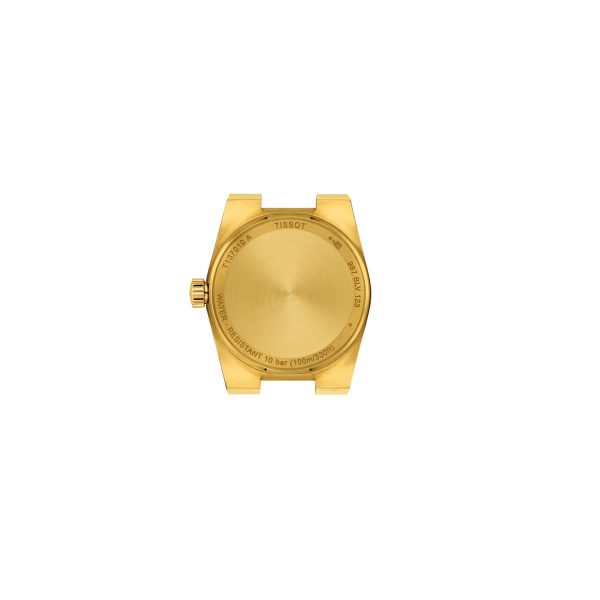 Montre mixte Tissot PRX réf. T1370103302100, mouvement quartz, boîtier 25 mm, acier inoxydable, étanche 100 m – quatrième vue