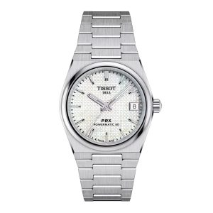 Montre mixte Tissot PRX réf. T1372071111100, mouvement automatique, boîtier 35 mm, acier inoxydable – vue principale, Horlova Maroc
