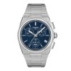 Montre mixte Tissot PRX réf. T1374171104100, chronographe quartz, boîtier 41 mm, acier inoxydable – vue principale, Horlova Maroc