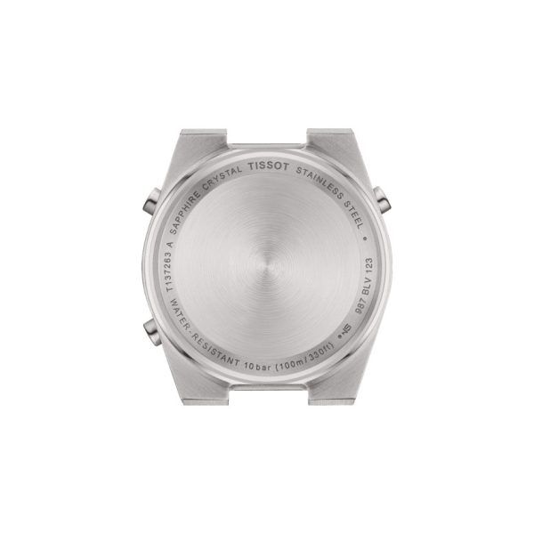 Montre mixte Tissot PRX Digital réf. T1372631103000, chronographe quartz, boîtier 35 mm, acier inoxydable, verre saphir – troisième vue