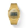 Montre mixte Tissot PRX Digital réf. T1374633302000, chronographe quartz, boîtier 35 mm, acier inoxydable – vue principale, Horlova Maroc