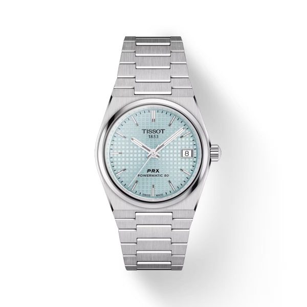 Montre mixte Tissot PRX Powermatic réf. T1372071135100, mouvement automatique, boîtier 35 mm, étanche 100 m – vue principale, Horlova Maroc