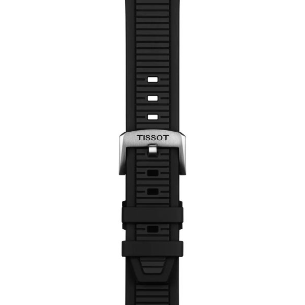 Montre mixte Tissot Race réf. T1418071705100, mouvement automatique, boîtier 41 mm, acier inoxydable, silicone, verre saphir – quatrième vue