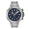 Montre mixte Tissot Race réf. T1414171104100, chronographe quartz, boîtier 45 mm, acier inoxydable – vue principale, Horlova Maroc