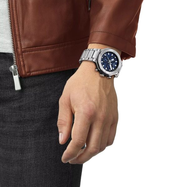 Montre mixte Tissot Race réf. T1414171104100, chronographe quartz, boîtier 45 mm, acier inoxydable, étanche 100 m – deuxième vue