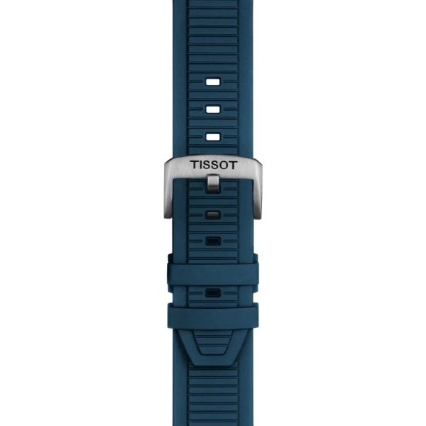 Montre mixte Tissot Race réf. T1414172704100, chronographe quartz, boîtier 45 mm, acier inoxydable, silicone, étanche 100 m – troisième vue