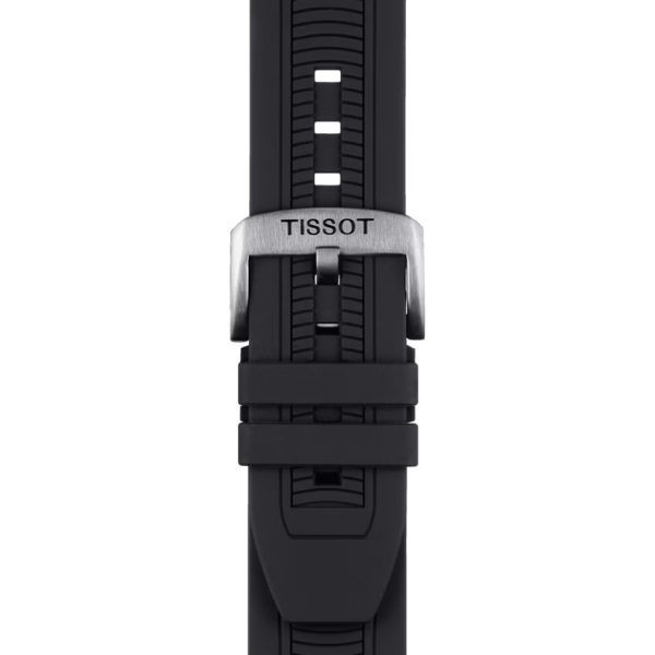 Montre mixte Tissot Race réf. T1154172706100, chronographe quartz, acier inoxydable, silicone, étanche 100 m – deuxième vue