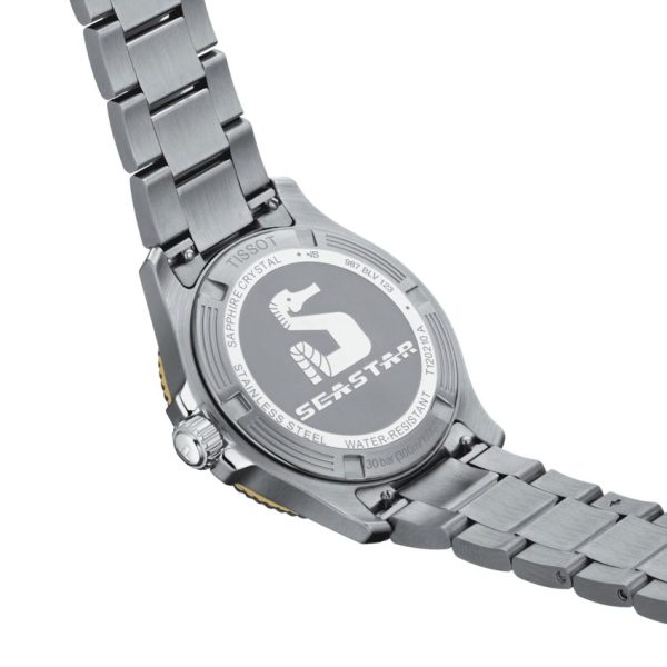 Montre mixte Tissot Seastar 1000 36 mm réf. T1202102105100, mouvement quartz – vue rapprochée
