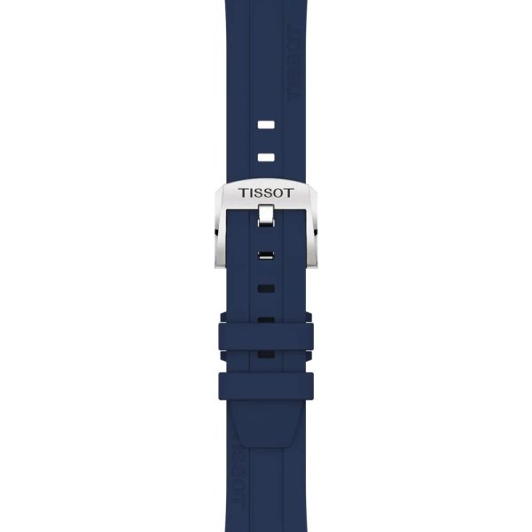 Montre mixte Tissot Seastar 1000 réf. T1202171704100, chronographe quartz, boîtier 38 mm, acier inoxydable, silicone – quatrième vue