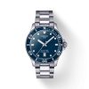 Montre mixte Tissot Seastar 1000 réf. T1204101104100, mouvement quartz, boîtier 40 mm, acier inoxydable – vue principale, Horlova Maroc