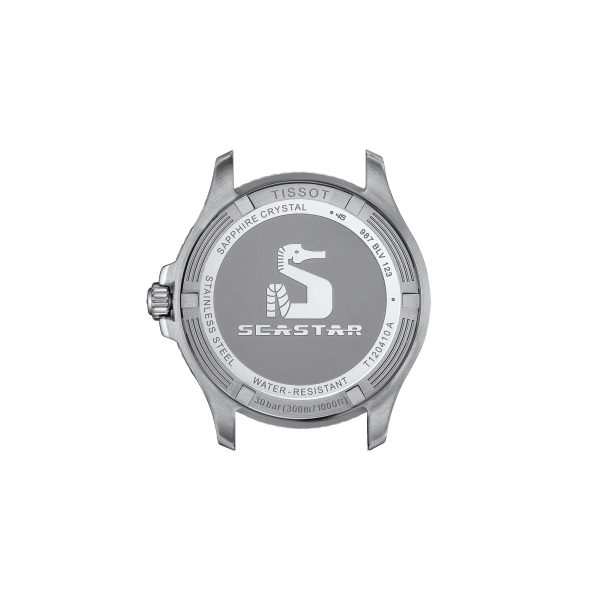 Montre mixte Tissot Seastar 1000 réf. T1204101105100, mouvement quartz, boîtier 40 mm, acier inoxydable, verre saphir – troisième vue