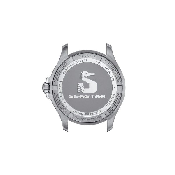 Montre mixte Tissot Seastar 1000 réf. T1204102205100, mouvement quartz, boîtier 40 mm, acier inoxydable, verre saphir – troisième vue