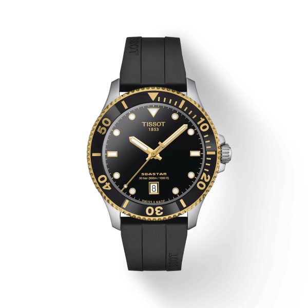 Montre mixte Tissot Seastar 1000 réf. T1204102705100, mouvement quartz, boîtier 40 mm, étanche 300 m – vue principale, Horlova Maroc