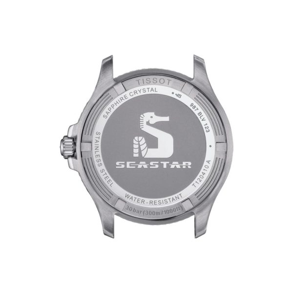 Montre mixte Tissot Seastar 1000 réf. T1204102705100, mouvement quartz, boîtier 40 mm, acier inoxydable, caoutchouc – quatrième vue