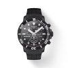 Montre mixte Tissot Seastar 1000 réf. T1204173705102, chronographe quartz, boîtier 45,5 mm, verre saphir – vue principale, Horlova Maroc