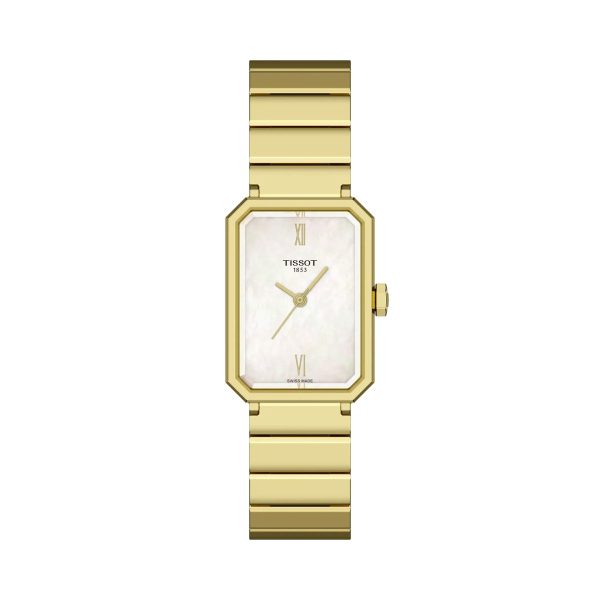 Montre mixte Tissot Srv réf. T1601103311300, mouvement quartz, boîtier 21,8 mm, acier inoxydable – vue principale, Horlova Maroc