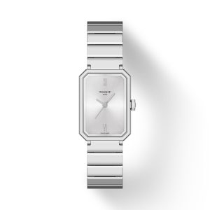 Montre mixte Tissot Srv réf. T1601101103300, mouvement quartz, boîtier 30 mm, acier inoxydable, verre saphir – vue principale, Horlova Maroc