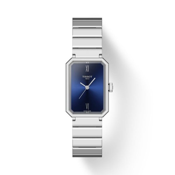 Montre mixte Tissot Srv réf. T1601101104300, mouvement quartz, boîtier 30 mm, acier inoxydable, verre saphir – vue principale, Horlova Maroc