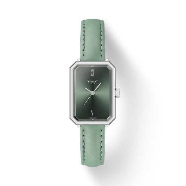Montre mixte Tissot Srv réf. T1601101609300, mouvement quartz, boîtier 30 mm, cuir, verre saphir – vue principale, Horlova Maroc