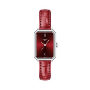 Montre mixte Tissot Srv réf. T1601101642300, mouvement quartz, boîtier 30 mm, acier inoxydable, cuir – vue principale, Horlova Maroc