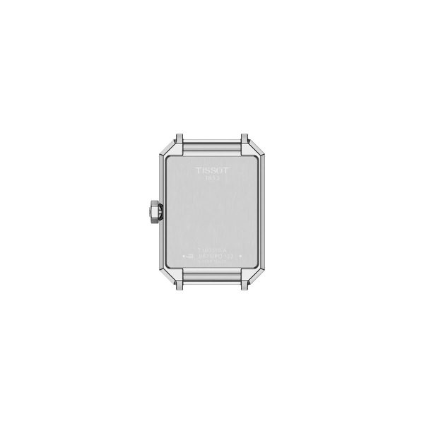 Montre mixte Tissot Srv réf. T1601101642300, mouvement quartz, boîtier 30 mm, acier inoxydable, cuir, verre saphir – quatrième vue