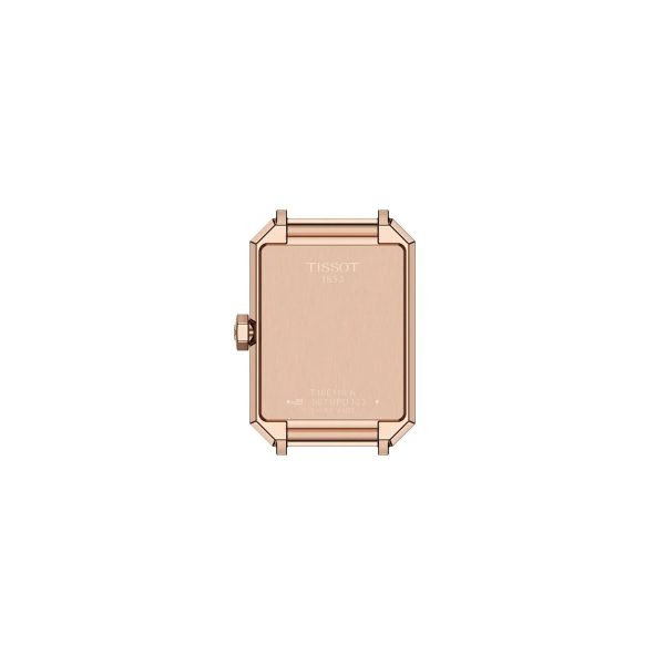Montre mixte Tissot Srv réf. T1601103303300, mouvement quartz, boîtier 30 mm, acier inoxydable, maille milanaise – troisième vue