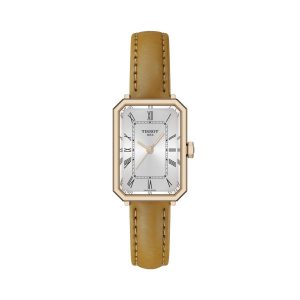Montre mixte Tissot Srv réf. T1601103603300, mouvement quartz, boîtier 30 mm, acier inoxydable, cuir – vue principale, Horlova Maroc