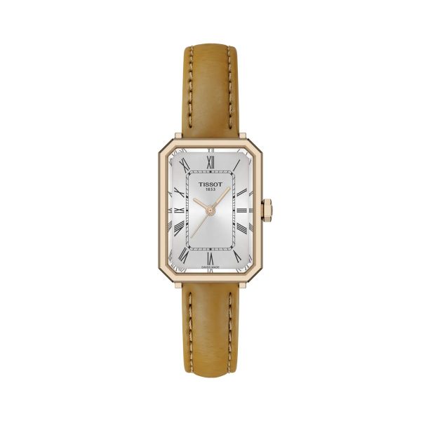 Montre mixte Tissot Srv réf. T1601103603300, mouvement quartz, boîtier 30 mm, acier inoxydable, cuir – vue principale, Horlova Maroc