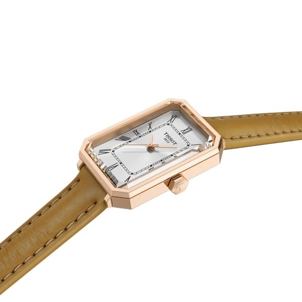 Montre mixte Tissot Srv réf. T1601103603300, mouvement quartz, boîtier 30 mm, acier inoxydable, cuir, verre saphir – deuxième vue
