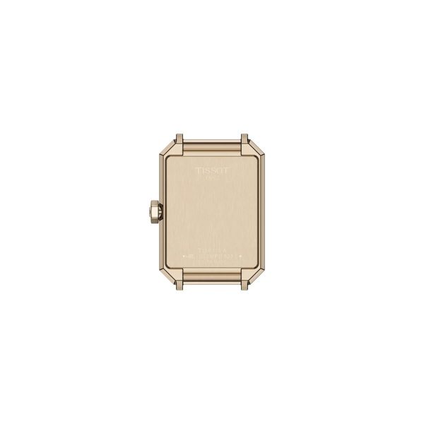 Montre mixte Tissot Srv réf. T1601103603300, mouvement quartz, boîtier 30 mm, acier inoxydable, cuir, verre saphir – quatrième vue
